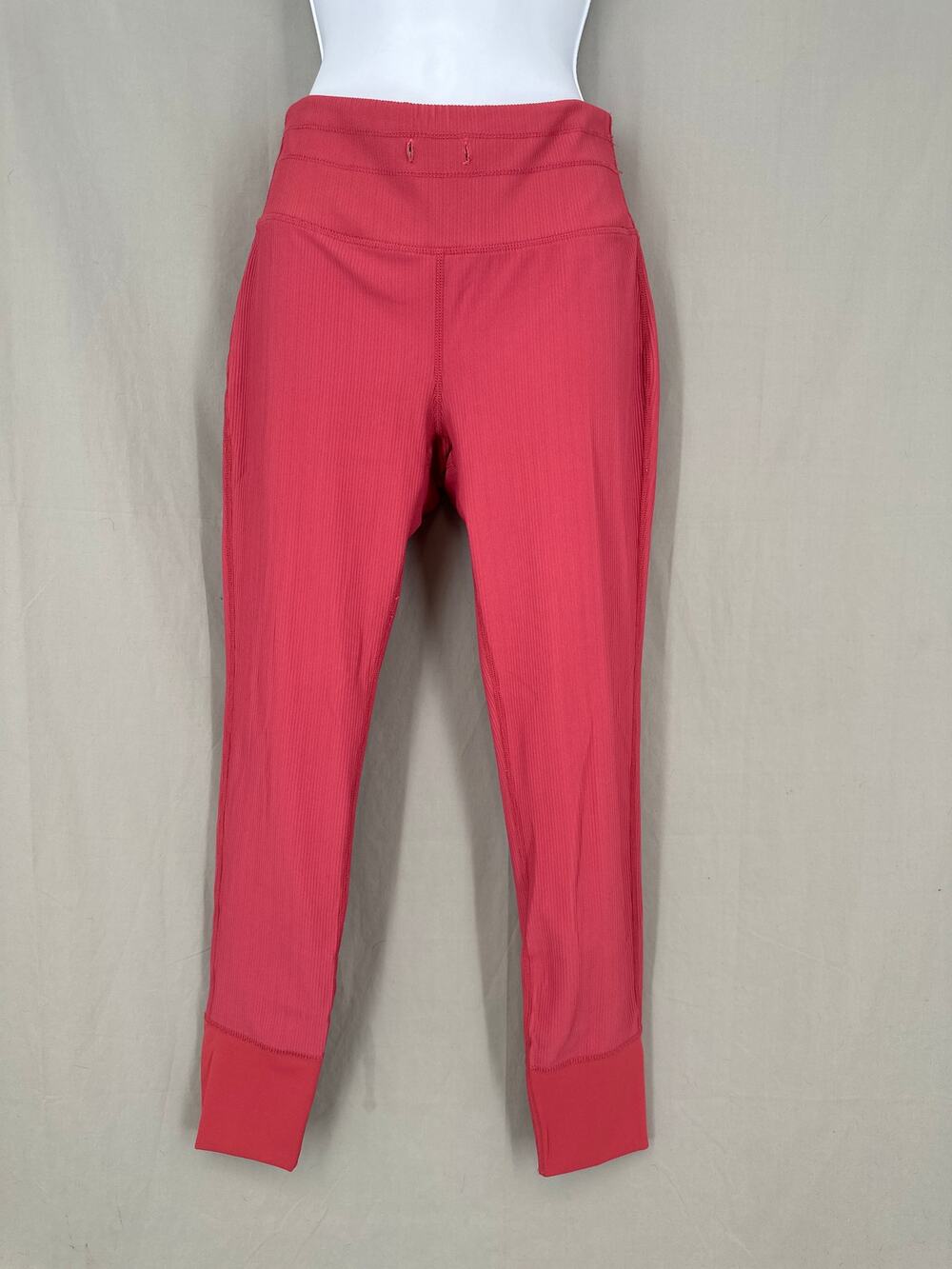 Free People Leggings Womens Small Pink FP Movement Ribbed High Waist Stretch